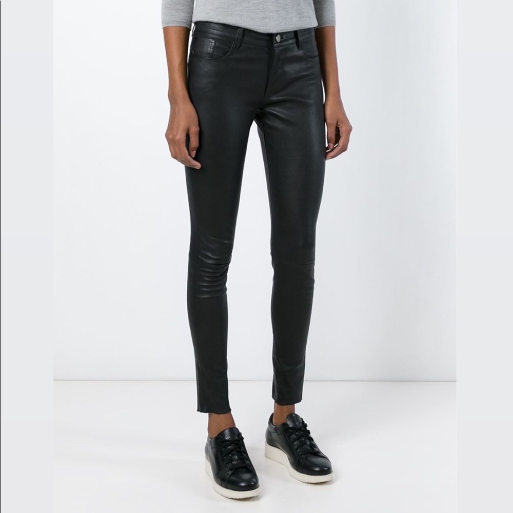 Muubaa genuine leather pants size 4/27